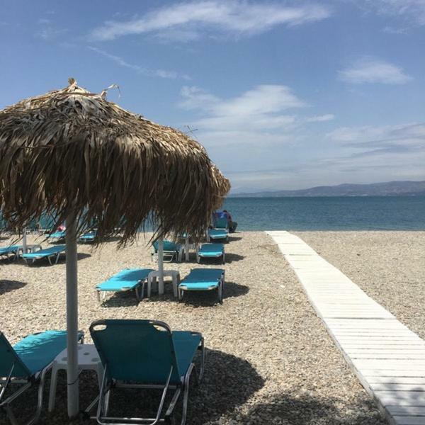 Nea Palatia Beach Front Apartment מראה חיצוני תמונה